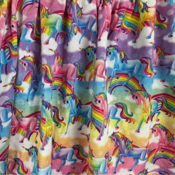 Unicorns Multi Toddler Girl Skort Lisa Frank® Markie™ Magic size 2T pull on - Picture 3 of 7